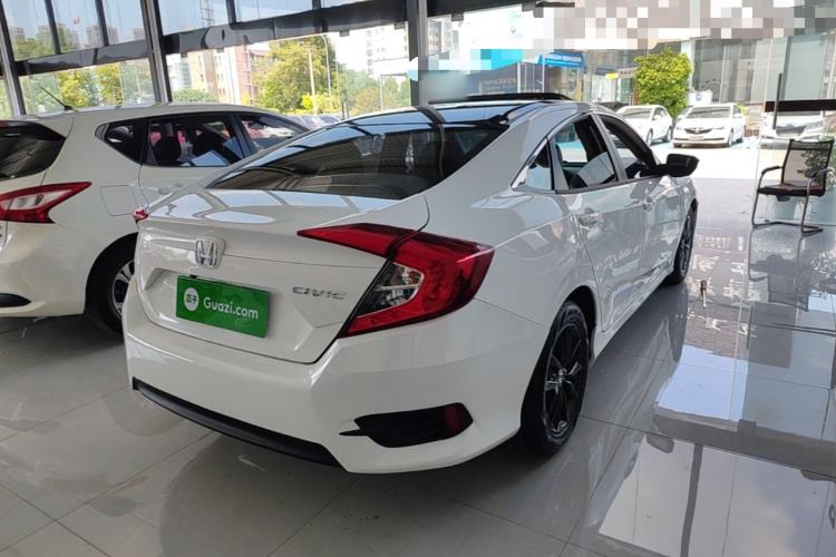 Used Honda Civic 2019 180TURBO CVT Shangdong Edition China V Rear Right 45 Deg