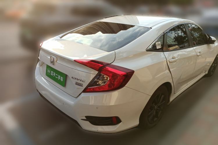 Used Honda Civic 2019 220TURBO CVT Dynamic Edition China VI Rear Right 45 Deg