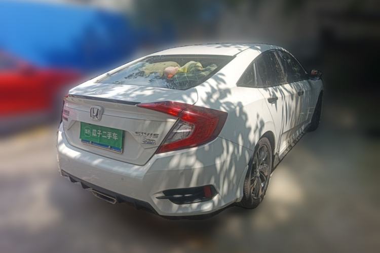 Used Honda Civic 2019 220TURBO CVT Dynamic Edition China V Emission Standard Rear Right 45 Deg