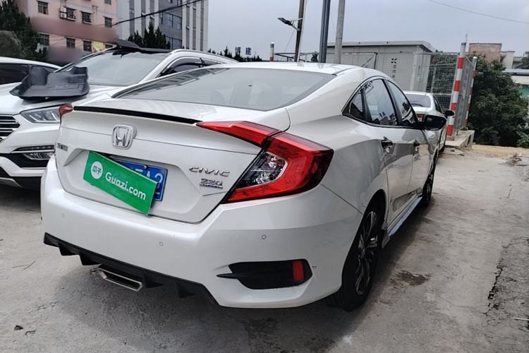 Used Honda Civic 2019 220TURBO CVT Dynamic Edition China VI Emission Standard Rear Right 45 Deg