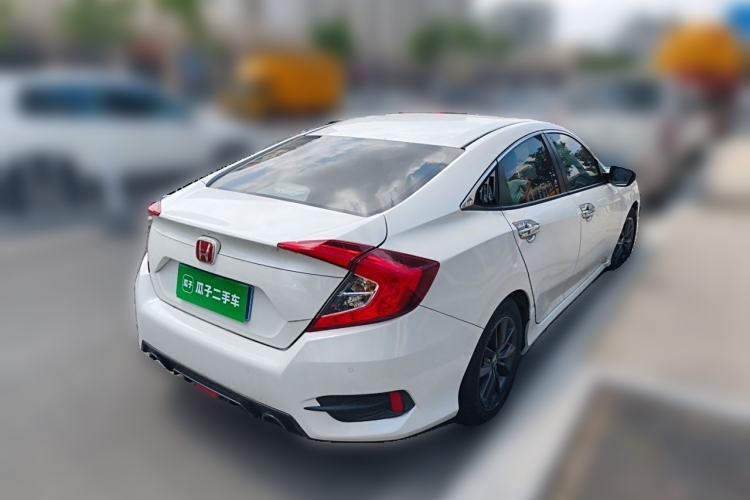 Used Honda Civic 2019 220TURBO CVT Dynamic Edition China VI Rear Right 45 Deg