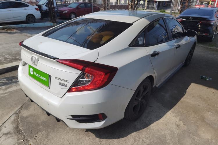 Used Honda Civic 2019 220TURBO CVT Dynamic Edition China VI Emission Standard Rear Right 45 Deg