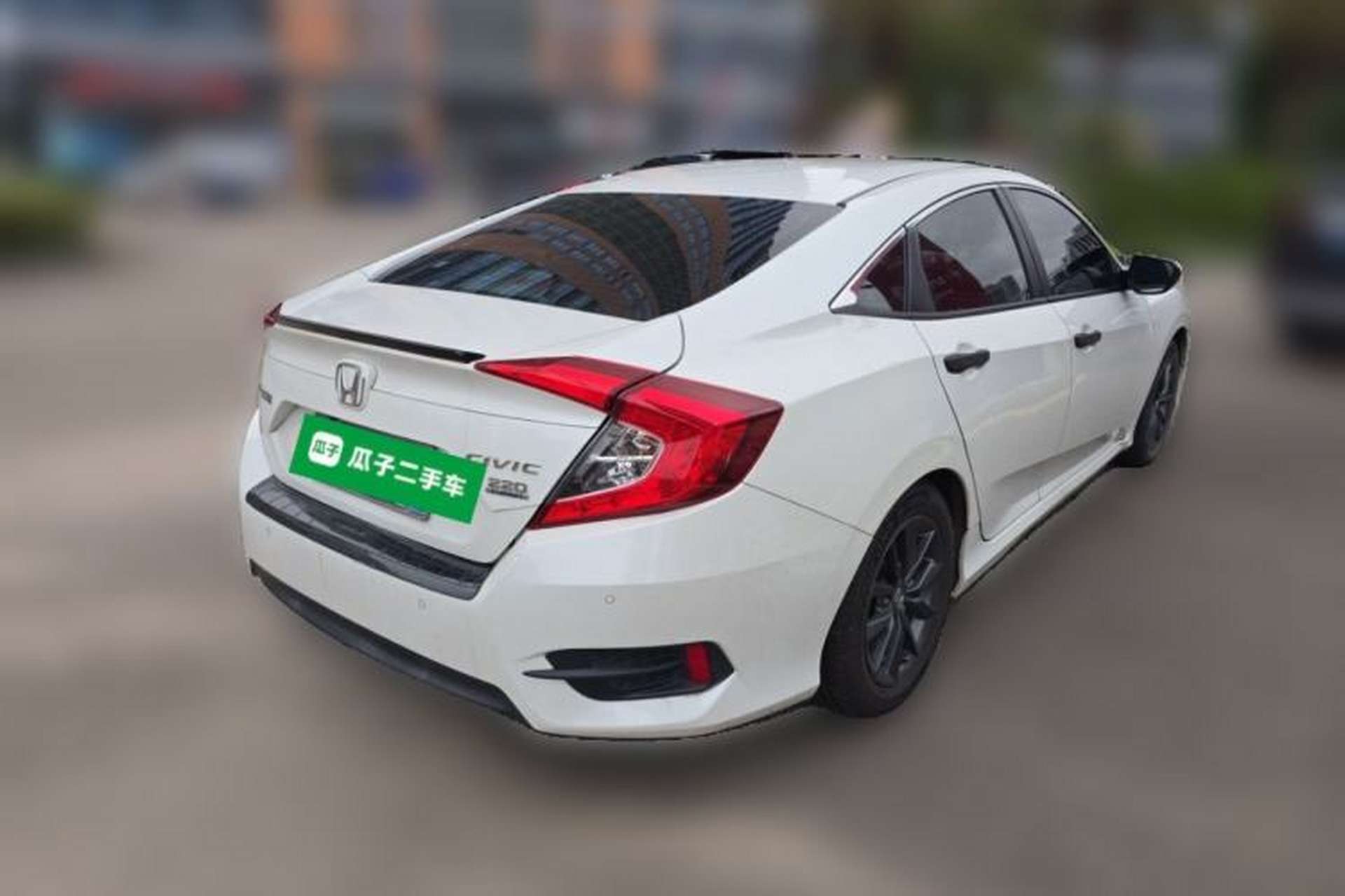 Used Honda Civic 2019 220TURBO CVT Dynamic Edition China V Rear Right 45 Deg