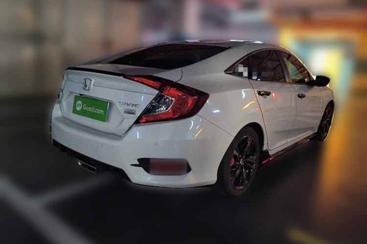Used Honda Civic 2019 220TURBO CVT Dynamic Edition China VI Emission Standard Rear Right 45 Deg