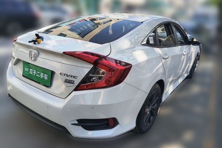 Used Honda Civic 2019 220TURBO CVT Dynamic Edition China VI Rear Right 45 Deg