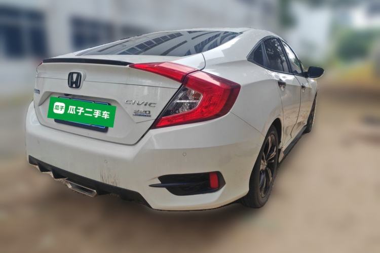 Used Honda Civic 2019 220TURBO CVT Dynamic Edition China VI Emission Standard Rear Right 45 Deg