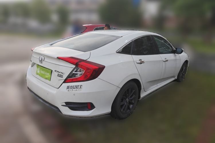 Used Honda Civic 2019 220TURBO CVT Dynamic Edition China VI Rear Right 45 Deg