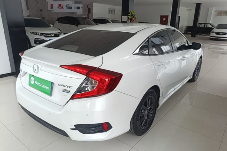 Used Honda Civic 2019 220TURBO CVT Dynamic Edition China VI Rear Right 45 Deg