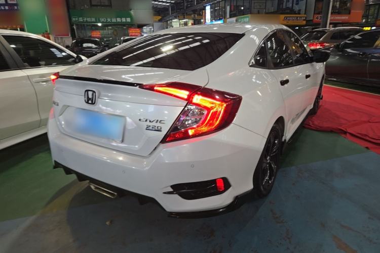 Used Honda Civic 2019 220TURBO CVT Dynamic Edition China VI Emission Standard Rear Right 45 Deg