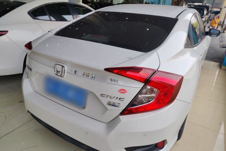 Used Honda Civic 2019 220TURBO CVT Dynamic Edition China VI Rear Right 45 Deg