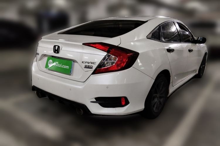 Used Honda Civic 2019 220TURBO CVT Dynamic Edition China VI Rear Right 45 Deg