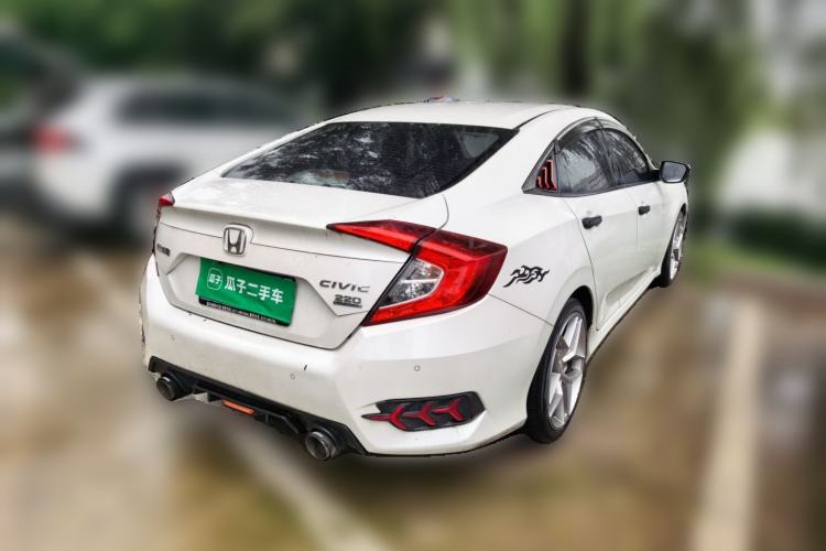 Used Honda Civic 2019 220TURBO CVT Dynamic Edition China V Rear Right 45 Deg