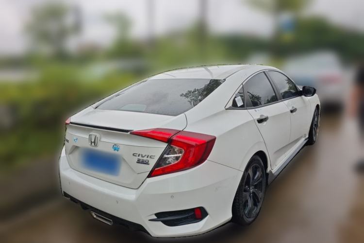 Used Honda Civic 2019 220TURBO CVT Dynamic Edition China VI Emission Standard Rear Right 45 Deg