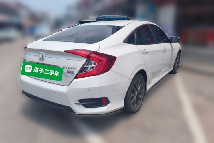 Used Honda Civic 2019 220TURBO CVT Dynamic Edition China VI Rear Right 45 Deg