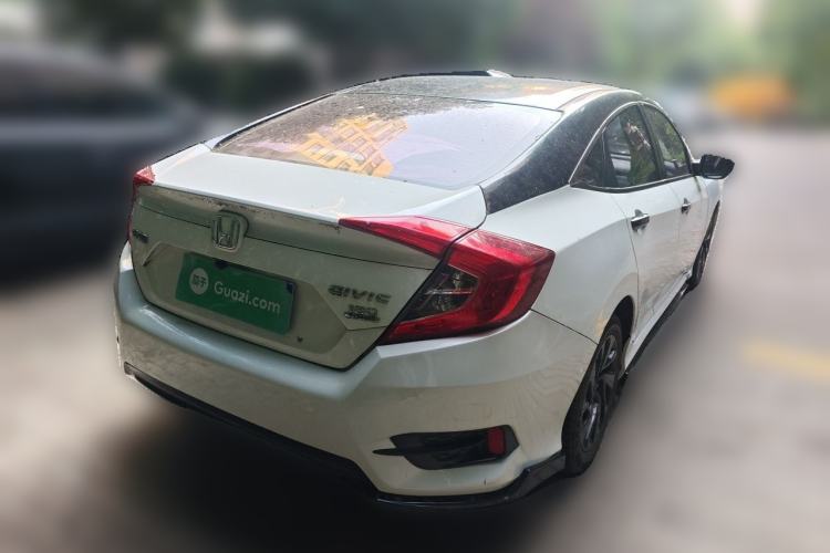 Used Honda Civic 2019 180TURBO CVT Shangyue Edition China VI Emission Standard Rear Right 45 Deg