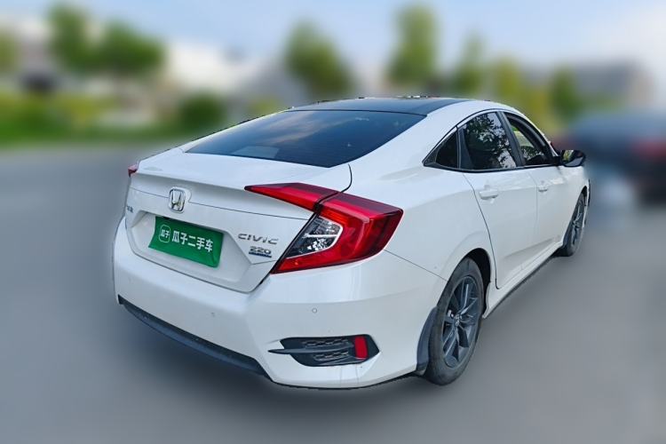Used Honda Civic 2019 220TURBO CVT Dynamic Edition China VI Rear Right 45 Deg