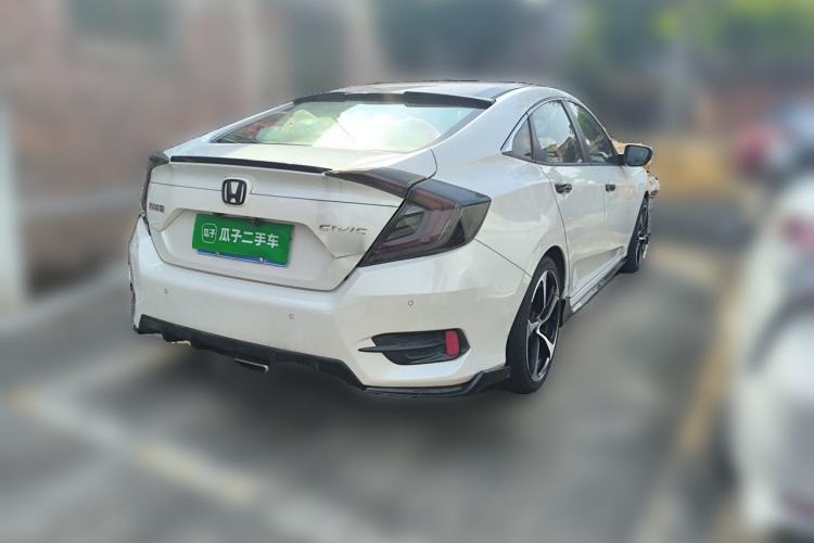 Used Honda Civic 2019 220TURBO CVT Dynamic Edition China V Emission Standard Rear Right 45 Deg