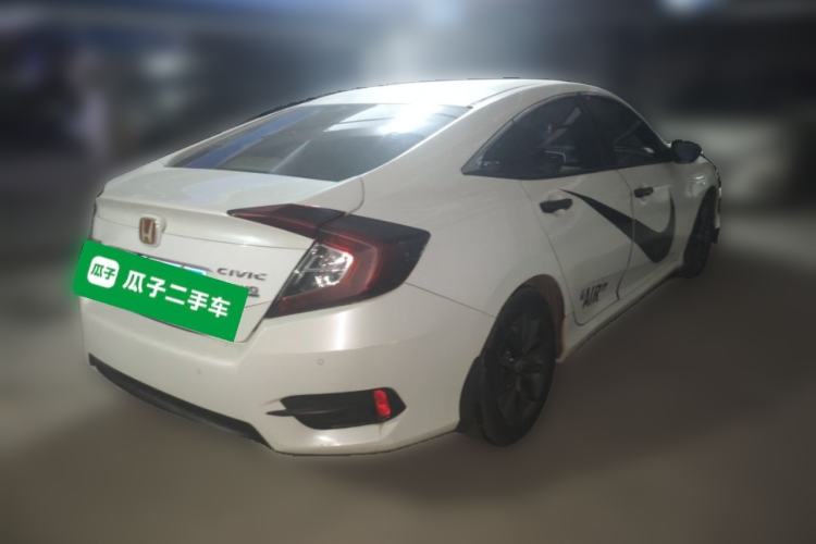 Used Honda Civic 2019 220TURBO CVT Dynamic Edition China VI Rear Right 45 Deg