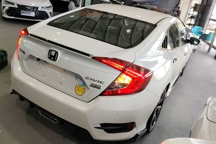 Used Honda Civic 2019 220TURBO CVT Dynamic Edition China VI Emission Standard Rear Right 45 Deg