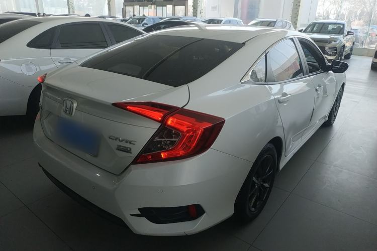 Used Honda Civic 2019 220TURBO CVT Dynamic Edition China VI Rear Right 45 Deg