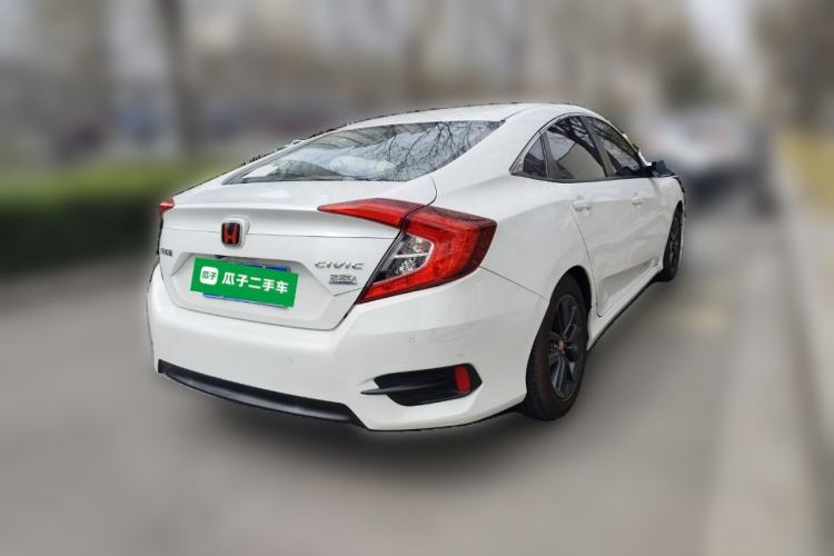Used Honda Civic 2019 220TURBO CVT Dynamic Edition China VI Rear Right 45 Deg