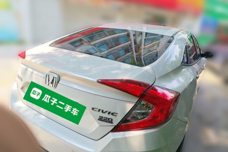 Used Honda Civic 2019 220TURBO CVT Dynamic Edition China VI Rear Right 45 Deg