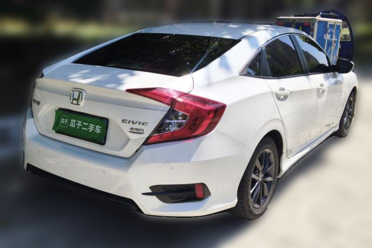 Used Honda Civic 2019 220TURBO CVT Dynamic Edition China VI Rear Right 45 Deg