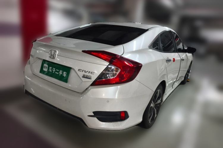 Used Honda Civic 2019 220TURBO CVT Power Edition China VI Emission Standard Rear Right 45 Deg