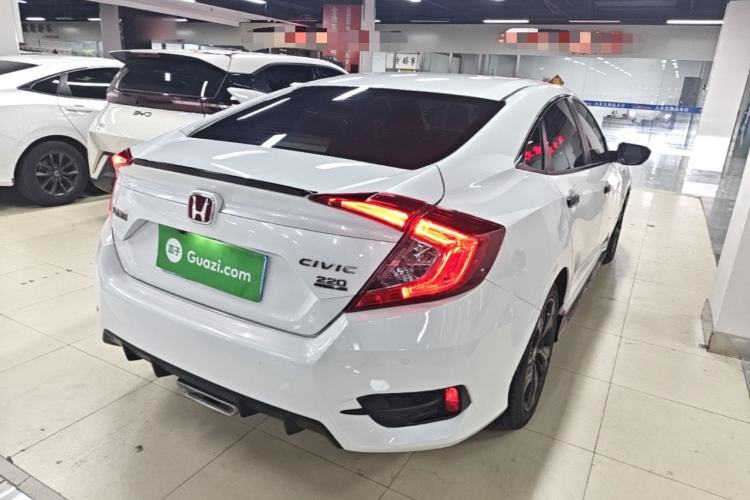 Used Honda Civic 2019 220TURBO CVT Dynamic Edition China VI Emission Standard Rear Right 45 Deg