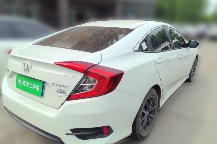 Used Honda Civic 2019 220TURBO CVT Dynamic Edition China VI Rear Right 45 Deg