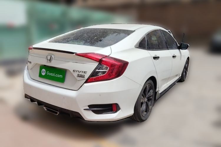 Used Honda Civic 2019 220TURBO CVT Dynamic Edition China VI Emission Standard Rear Right 45 Deg