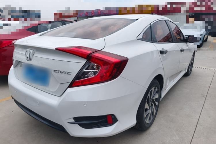 Used Honda Civic 2019 180TURBO CVT Shangyue Edition China V Emission Standard Rear Right 45 Deg