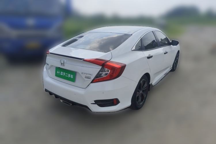 Used Honda Civic 2019 220TURBO CVT Dynamic Edition China VI Emission Standard Rear Right 45 Deg