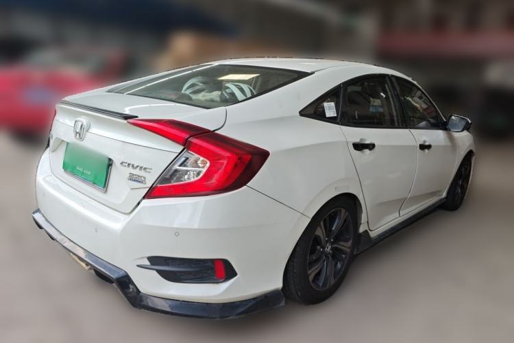 Used Honda Civic 2019 220TURBO CVT Dynamic Edition China VI Emission Standard Rear Right 45 Deg