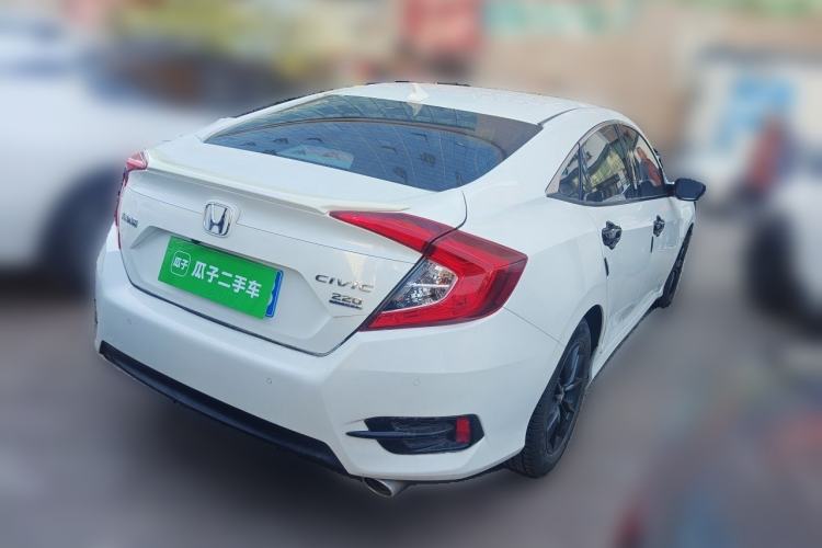 Used Honda Civic 2019 220TURBO CVT Dynamic Edition China V Emission Standard Rear Right 45 Deg