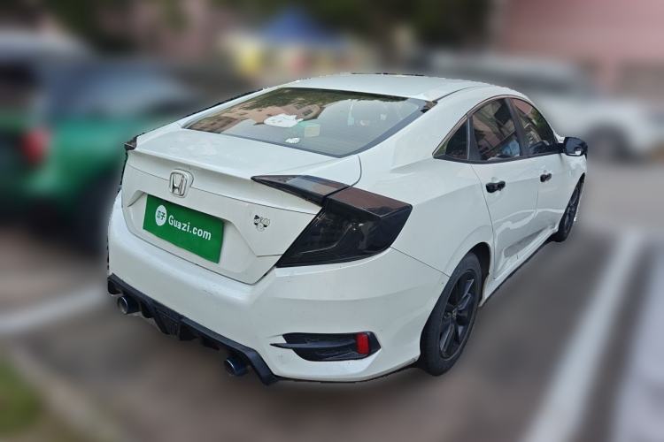 Used Honda Civic 2019 180TURBO CVT Shangdong Edition China VI Rear Right 45 Deg