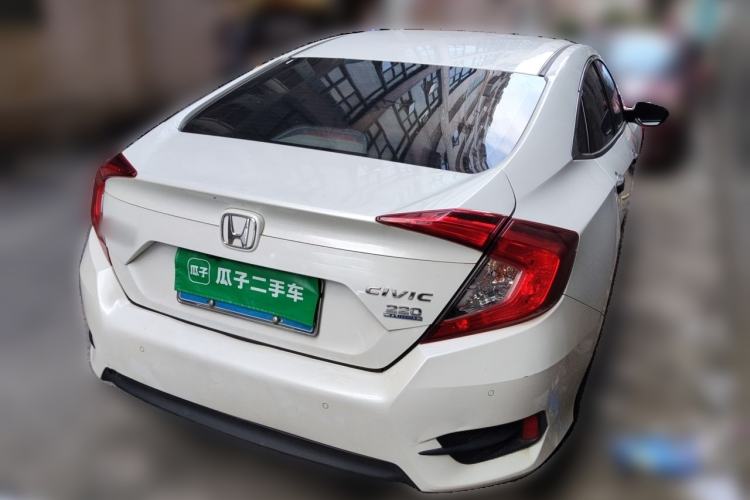 Used Honda Civic 2019 220TURBO CVT Power Edition China VI Emission Standard Rear Right 45 Deg