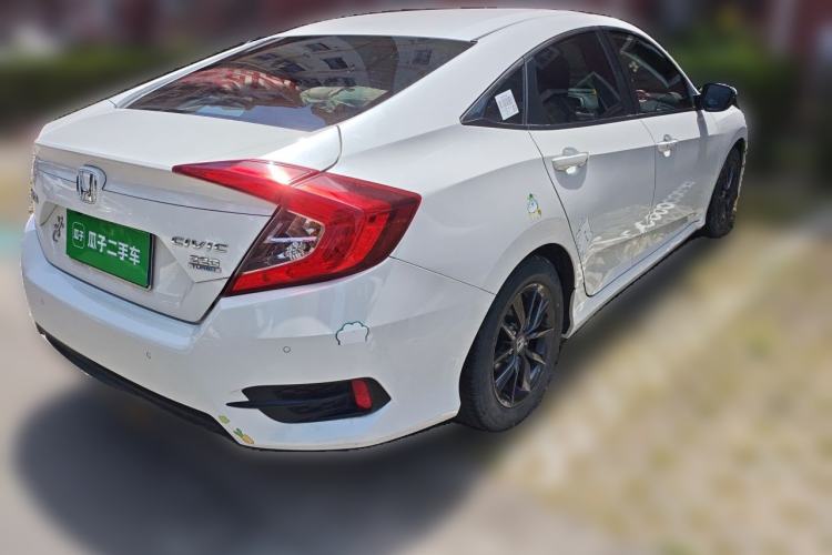 Used Honda Civic 2019 220TURBO CVT Dynamic Edition China VI Rear Right 45 Deg