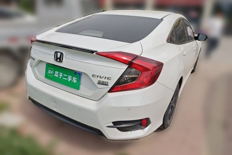 Used Honda Civic 2019 220TURBO CVT Dynamic Edition China VI Rear Right 45 Deg