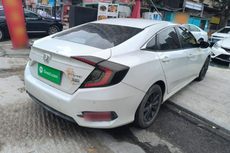 Used Honda Civic 2019 220TURBO CVT Dynamic Edition China VI Rear Right 45 Deg
