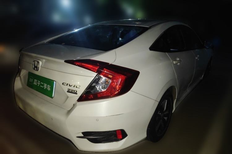 Used Honda Civic 2019 220TURBO CVT Dynamic Edition China V Rear Right 45 Deg