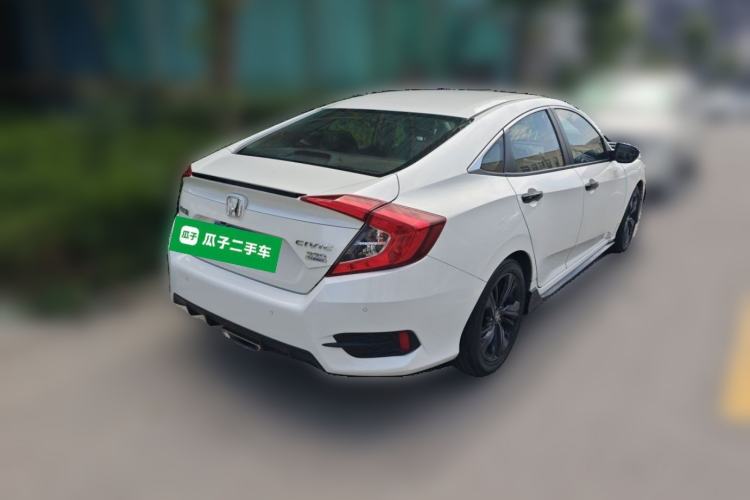 Used Honda Civic 2019 220TURBO CVT Dynamic Edition China V Emission Standard Rear Right 45 Deg