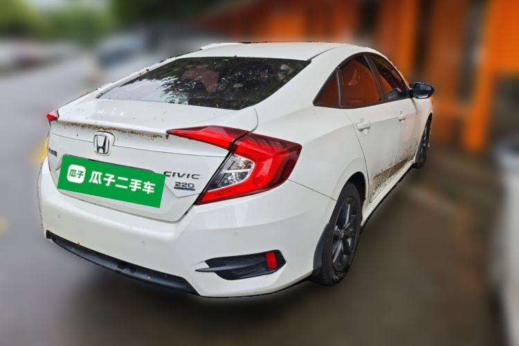Used Honda Civic 2019 220TURBO CVT Dynamic Edition China VI Rear Right 45 Deg