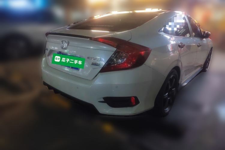 Used Honda Civic 2019 220TURBO CVT Dynamic Edition China VI Emission Standard Rear Right 45 Deg