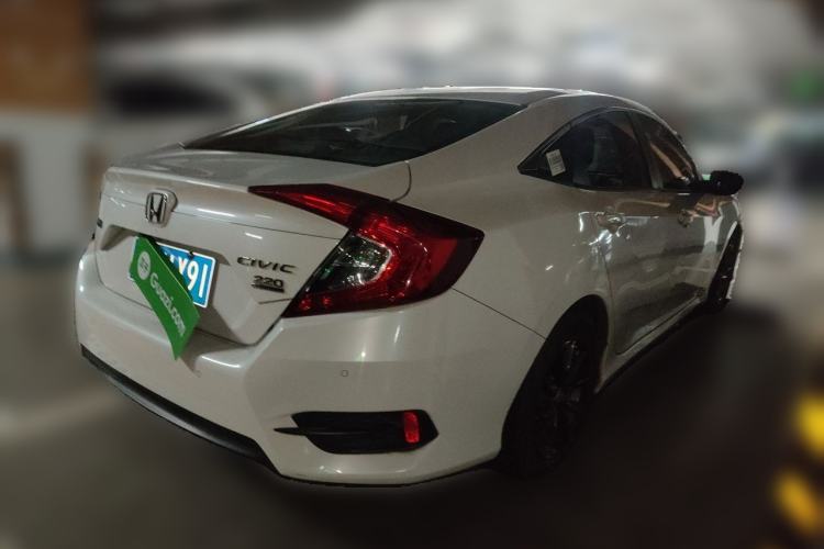 Used Honda Civic 2019 220TURBO CVT Dynamic Edition China VI Rear Right 45 Deg