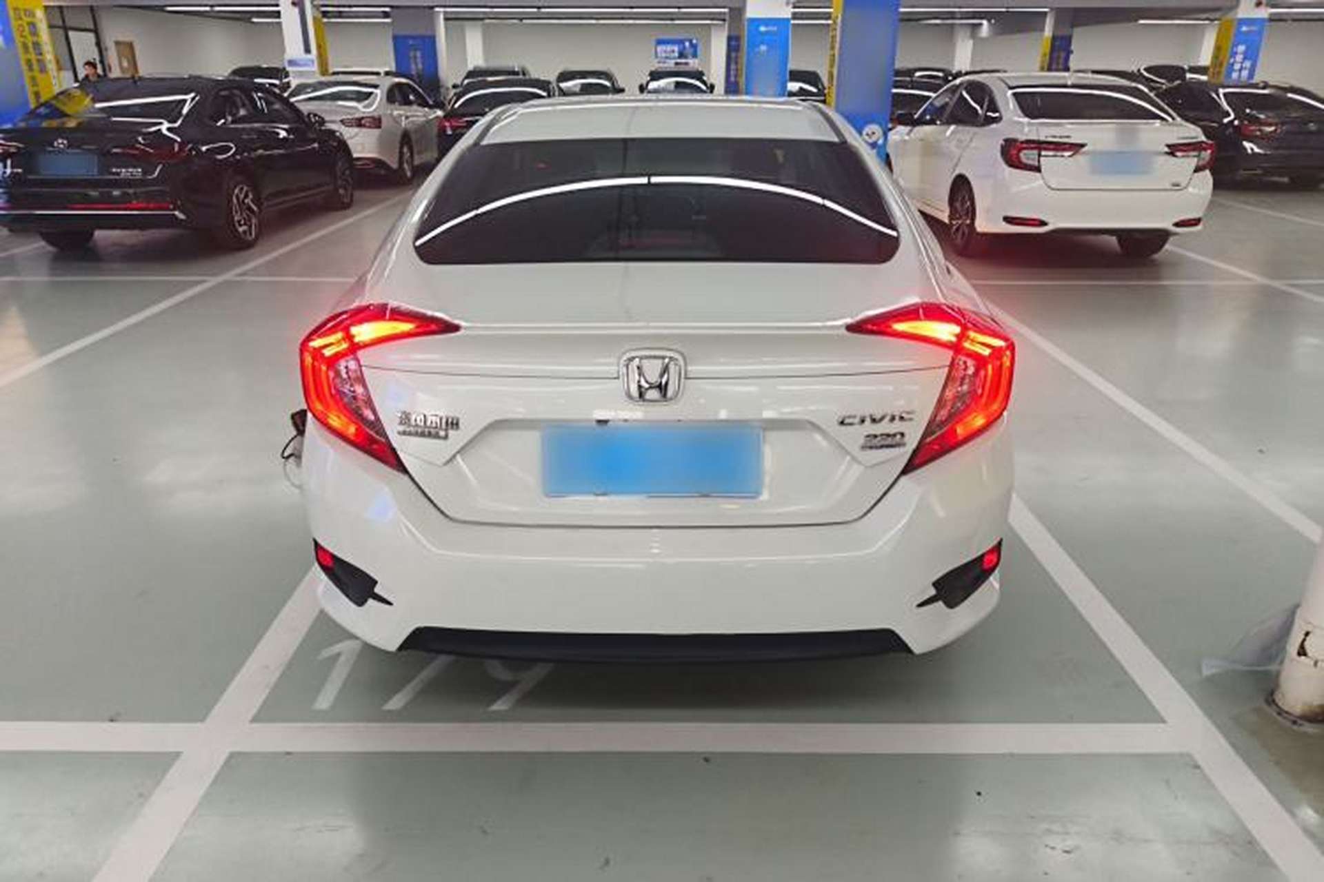 Used Honda Civic 2019 220TURBO CVT Dynamic Edition China VI Rear