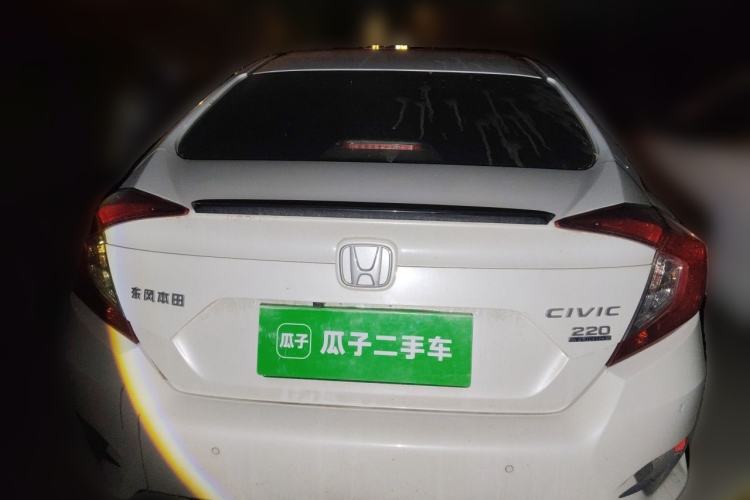 Used Honda Civic 2019 220TURBO CVT Dynamic Edition China VI Emission Standard Rear