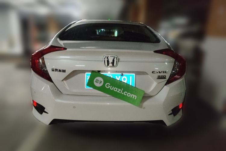 Used Honda Civic 2019 220TURBO CVT Dynamic Edition China VI Rear