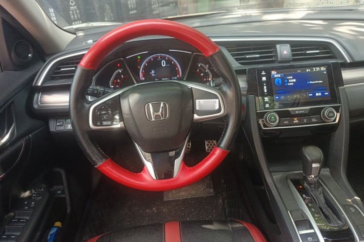 Used Honda Civic 2019 220TURBO CVT Dynamic Edition China V Emission Standard Steering Wheel
