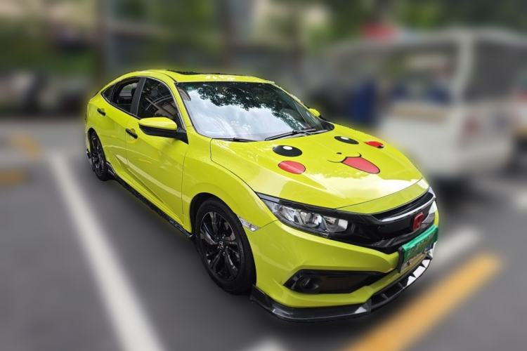 Used Honda Civic 2019 220TURBO CVT Dynamic Edition China VI Emission Standard Front Right 45 Deg